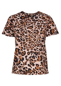 Only, Damen Oberteil, Hellbeige / Braun / Schwarz