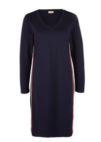 TRIANGLE, Damen Kleid, Navy / Feuerrot / Weiß