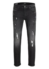 Jack & Jones JACK & JONES, Herren Slim Fit Jeans 'TIM ORIGINAL CR 020', Schwarz