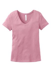 sheego Casual, Damen Longshirt "Klassischer Stil", Rosa
