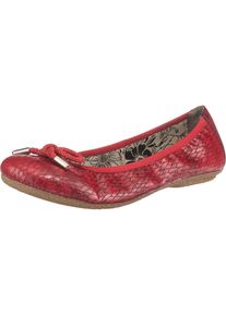 Rieker, Damen Ballerina, Rot