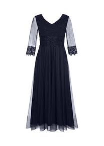 Ulla Popken, Damen Abendkleid, Dunkelblau