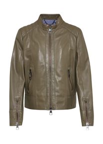 BOSS, Damen Lederjacke 'Jafable', Khaki