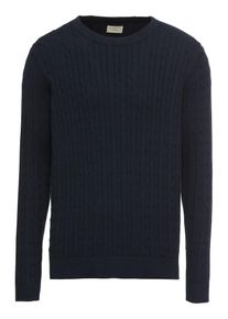 Selected Homme, Herren Pullover 'NOOS - SLHCLAYTON CREW NECK W NOOS', Dunkelblau
