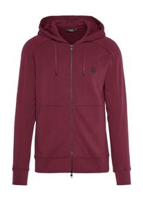 J. Lindeberg J.Lindeberg, Herren 'Throw Ring Loop' Hoodie mit Reißverschluss, Karminrot