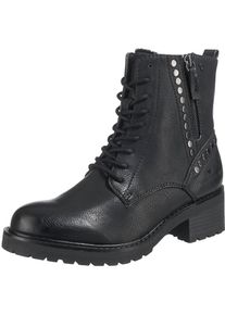 Tom Tailor, Damen Schnürstiefeletten, Schwarz