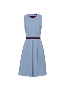 Tommy Hilfiger, Damen Kleid 'TAYLOR SOLID DRESS NS', Hellblau