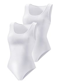 Vivance, Damen Achselshirt-Body (2 Stück), Weiß