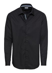 Esprit Collection, Herren Hemd 'sol strtch LS*', Schwarz