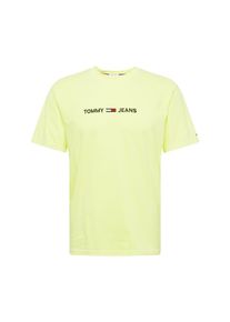 Tommy Jeans, Herren T-Shirt 'TJM SMALL TEXT TEE', Neongelb