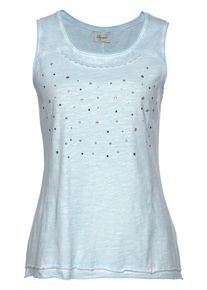 Boysen's BOYSEN'S, Damen Spitzentop, Hellblau