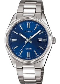 Casio, Herren Quarzuhr 'MTP-1302PD-2AVEF', Blau / Silber