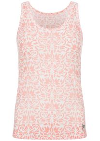 super.natural, Damen Funktionsunterw&auml;sche 'Base 140', Koralle / Wei&szlig;