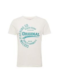 Tom Tailor Denim, Herren T-Shirt, Weiß