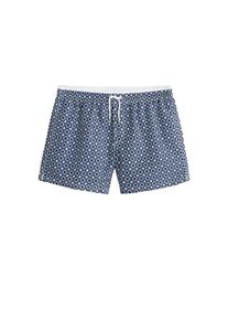 Mango Man, Herren Badehose 'Geoxl', Navy / Wei&szlig;
