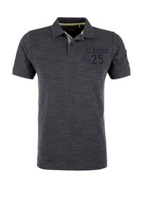 s.Oliver RED LABEL, Herren Piqué-Poloshirt, Anthrazit