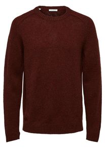 Selected Homme, Herren Strickpullover, Burgunder