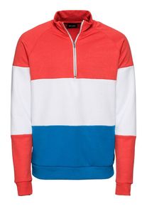 Only & Sons Only & Sons, Herren Sweatshirt 'WILLIAM COLORBLOCK TRACK JACKET EXP', Blau / Rot