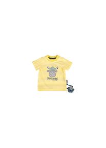 Sigikid, T-Shirt, Gelb / Wei&szlig;