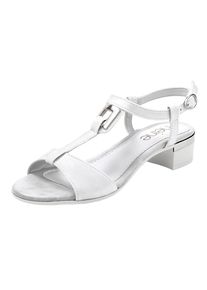 Heine, Damen Sandalette, Weiß