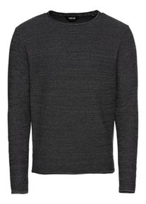 !Solid, Herren Pullover 'Knit - Jasen', Basaltgrau