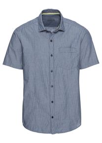 s.Oliver RED LABEL, Herren Hemd 'HEMD REGULAR FIT 1/2 ARM', Dunkelblau