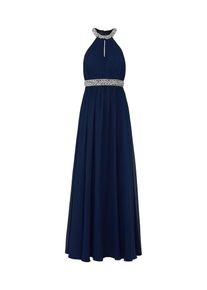 Mascara, Damen Abendkleid mit Glitzerbesatz, Nachtblau