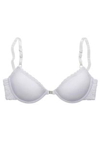 Lascana, Damen Push-up-BH, Weiß