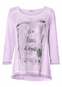 Heine, Damen Druckshirt, Flieder