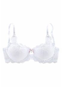 Lascana, Damen LS pretty blue wrie bra, Wei&szlig;