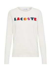 Lacoste, Damen Pullover, Mischfarben / Wei&szlig;