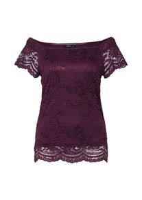 Only, Damen Bluse 'onlNEW SIERRA TUBE TOP WVN', Beere