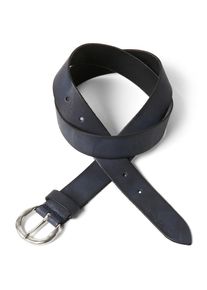Tom Tailor, Damen Lederg&uuml;rtel, Navy