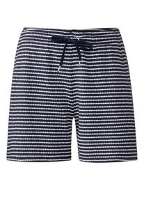 Street One, Damen Shorts, Blau / Wei&szlig;