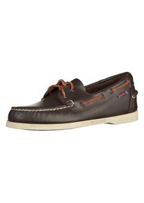 Sebago, Herren Halbschuhe, Beigemeliert / Kastanienbraun / Rostrot