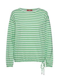 s.Oliver RED LABEL, Damen Shirt, Hellgrün / Weiß
