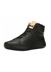 Ecco, Herren Stiefel, Apricot / Schwarz