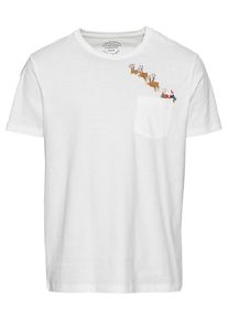 Jack & Jones JACK & JONES, Herren T-Shirt, Braun / Rot / Schwarz / Weiß