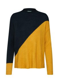 Jacqueline de Yong, Damen Pullover, Nachtblau / Goldgelb