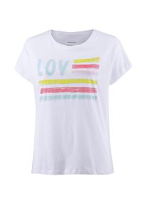 armedangels, Damen T-Shirt, Hellblau / Gelb / Pink / Weiß