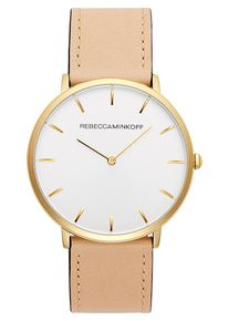 Rebecca Minkoff, Damen uhr 'Major 2200171', Hellbeige / Wei&szlig;