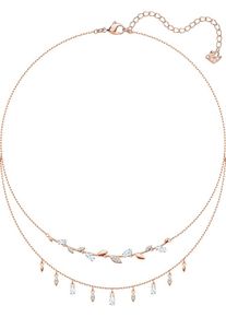 Swarovski, Damen Kette 'Mayfly 5410412', Gold / Weiß