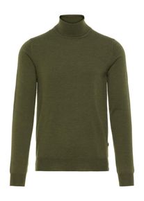 J. Lindeberg J.Lindeberg, Herren Rollkragenpullover 'Lyd True Merino', Khaki