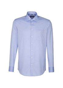 Seidensticker, Herren Hemd, Rauchblau