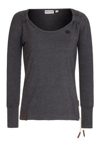 Naketano, Damen Sweatshirt 'Big Dudelsack Flavour', Anthrazit