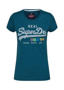 Superdry, Damen T Shirt 'VINTAGE LOGO ', Blau