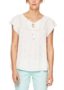 s.Oliver RED LABEL, Damen Blusenshirt, Weiß