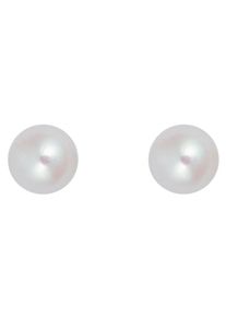 Christ, Damen Ohrstecker '87543382', Silber / Perlweiß