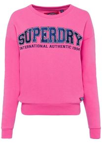 Superdry, Damen Sweatshirt 'URBAN STREET', Navy / Dunkelpink