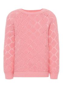 name it, M&auml;dchen Strickpullover, Hellpink